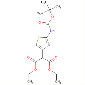 Propanedioic acid,[2-[[(1,1-dimethylethoxy)carbonyl]amino]-4-thiazolyl]-, diethyl ester