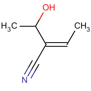 2-Butenenitrile, 2-(1-hydroxyethyl)-, (Z)-