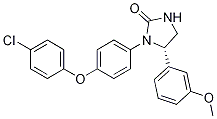 2-IMidazolidinone, 1-[4-(4-Chlorophenoxy)phenyl]-5-(3-Methoxyphenyl)-, (5S)-