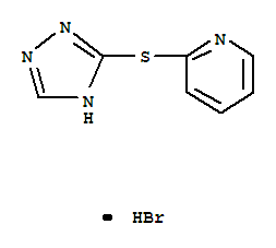 2-(1H-1,2,4-triazol-5-ylsulfanyl)pyridine hydrobromide (1:1)