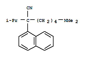 6-(dimethylamino)-2-(naphthalen-1-yl)-2-(propan-2-yl)hexanenitrile