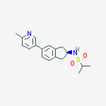2-Propanesulfonamide, N-[(2S)-2,3-dihydro-5-(6-methyl-3-pyridinyl)-1H-inden-2-yl]-