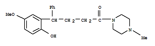 4-methoxy-2-[4-(4-methylpiperazin-1-yl)-4-oxo-1-phenylbutyl]phenol