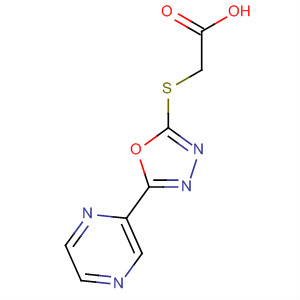 Acetic acid, [(5-pyrazinyl-1,3,4-oxadiazol-2-yl)thio]-
