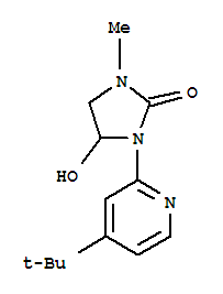 2-imidazolidinone, 3-[4-(1,1-dimethylethyl)-2-pyridinyl]-4-hydroxy-1-methyl-