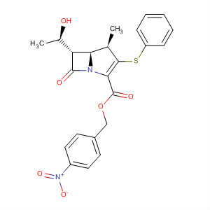1-Azabicyclo[3.2.0]hept-2-ene-2-carboxylic acid,6-[(1R)-1-hydroxyethyl]-4-methyl-7-oxo-3-(phenylthio)-,(4-nitrophenyl)methyl ester, (4R,5S,6S)-