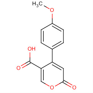 2H-Pyran-5-carboxylic acid, 4-(4-methoxyphenyl)-2-oxo-