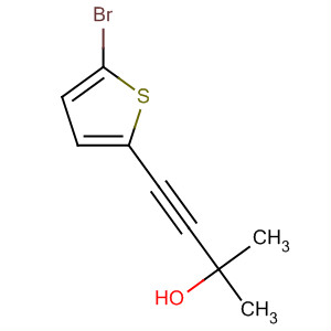 3-Butyn-2-ol, 4-(5-bromo-2-thienyl)-2-methyl-