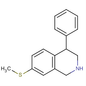 Isoquinoline, 1,2,3,4-tetrahydro-7-(methylthio)-4-phenyl-