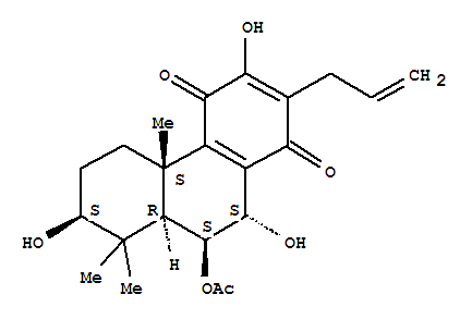 1,4-Phenanthrenedione,9-(acetyloxy)-4b,5,6,7,8,8a,9,10-octahydro-3,7,10-trihydroxy-4b,8,8-trimethyl-2-(2-propen-1-yl)-,(4bS,7S,8aR,9S,10S)-