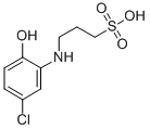3-(5-CHLORO-2-HYDROXYANILINO)-1-PROPANESULFONIC ACID