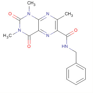 6-Pteridinecarboxamide,1,2,3,4-tetrahydro-1,3,7-trimethyl-2,4-dioxo-N-(phenylmethyl)-