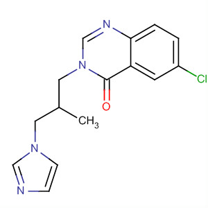 4(3H)-Quinazolinone, 6-chloro-3-[3-(1H-imidazol-1-yl)-2-methylpropyl]-