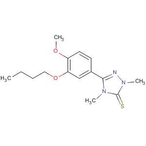 3H-1,2,4-Triazole-3-thione,5-(3-butoxy-4-methoxyphenyl)-2,4-dihydro-2,4-dimethyl-