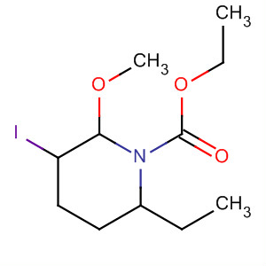 1-Piperidinecarboxylic acid, 6-ethyl-3-iodo-2-methoxy-, ethyl ester
