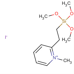 Pyridinium, 1-methyl-2-[2-(trimethoxysilyl)ethyl]-, iodide