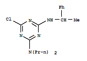 1,3,5-Triazine-2,4-diamine, 6-chloro-N'-(1-phenylethyl)-N,N-dipropyl-