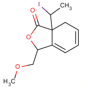 2(3H)-Benzofuranone, hexahydro-7a-(1-iodoethyl)-3-(methoxymethyl)-