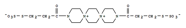 S,S'-[3,12-diaza-6,9-diazoniadispiro[5.2.5.2]hexadecane-3,12-diylbis(3-oxopropane-3,1-diyl)] bis(thiosulfate)