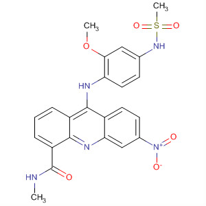 4-Acridinecarboxamide,9-[[2-methoxy-4-[(methylsulfonyl)amino]phenyl]amino]-N-methyl-6-nitro-