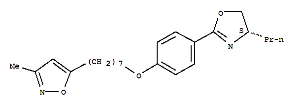 Isoxazole, 5-[7-[4-[(4S)-4,5-dihydro-4-propyl-2-oxazolyl]phenoxy]heptyl]-3-methyl-
