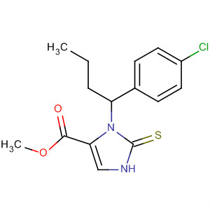 1H-Imidazole-4-carboxylic acid,3-[1-(4-chlorophenyl)butyl]-2,3-dihydro-2-thioxo-, methyl ester