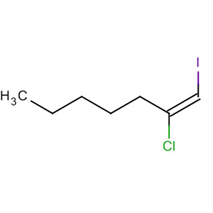 1-Heptene, 2-chloro-1-iodo-, (E)-