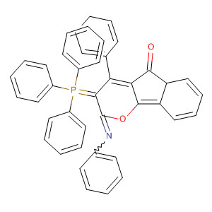 Indeno[1,2-b]pyran-5(2H)-one,3,4-dihydro-4-phenyl-2-(phenylimino)-3-(triphenylphosphoranylidene)-