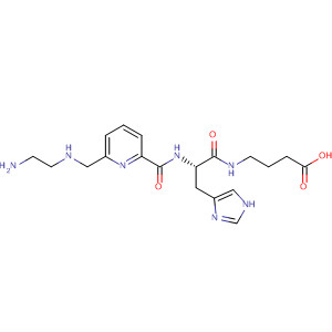 Butanoic acid,4-[[2-[[[6-[[(2-aminoethyl)amino]methyl]-2-pyridinyl]carbonyl]amino]-3-(1H-imidazol-4-yl)-1-oxopropyl]amino]-, (S)-