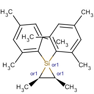 Silacyclopropane, 2,3-dimethyl-1,1-bis(2,4,6-trimethylphenyl)-, cis-
