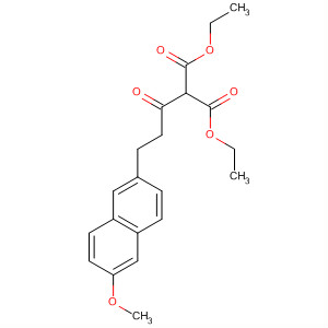 Propanedioic acid, [3-(6-methoxy-2-naphthalenyl)-1-oxopropyl]-, diethylester