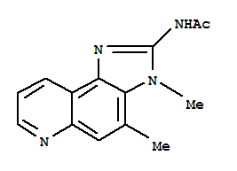 acetamide, N-(3,4-dimethyl-3H-imidazo[4,5-f]quinolin-2-yl)-