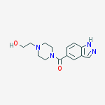 3-Quinolinecarbonitrile, 4-(1H-indazol-6-ylamino)-6-methoxy-7-[3-(4-morpholinyl)propoxy]-