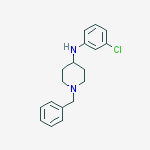 4-Piperidinamine, N-(3-chlorophenyl)-1-(phenylmethyl)-