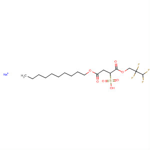 Butanedioic acid, sulfo-, 4-decyl 1-(2,2,3,3-tetrafluoropropyl) ester,monosodium salt