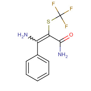 2-Propenamide, 3-amino-3-phenyl-2-[(trifluoromethyl)thio]-