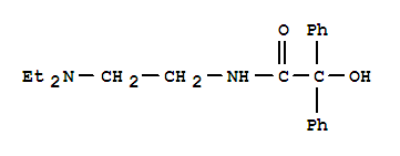 Benzeneacetamide,N-[2-(diethylamino)ethyl]-a-hydroxy-a-phenyl-