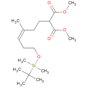 Propanedioic acid,[6-[[(1,1-dimethylethyl)dimethylsilyl]oxy]-3-methyl-3-hexenyl]-, dimethylester, (Z)-
