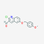 2-chloro-6-[(4-methoxyphenyl)methoxy]-3-Quinolinecarboxaldehyde