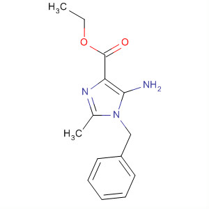 1H-Imidazole-4-carboxylic acid, 5-amino-2-methyl-1-(phenylmethyl)-,ethyl ester
