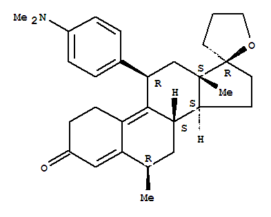 (6R,8S,11R,13S,14S,17R)-11-[4-(dimethylamino)phenyl]-6,13-dimethyl-1,4',5',6,7,8,11,12,13,14,15,16-dodecahydro-3'H-spiro[cyclopenta[a]phenanthrene-17,2'-furan]-3(2H)-one
