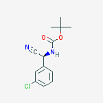 (S)-tert-butyl ((3-chlorophenyl)(cyano)methyl)carbamate