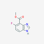 METHYL 5-FLUORO-1H-BENZIMIDAZOLE-4-CARBOXYLATE