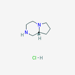 (8aR)-1,2,3,4,6,7,8,8a-octahydropyrrolo[1,2-a]pyrazine,hydrochloride