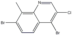 3-Chloro-4,7-dibromo-8-methylquinoline