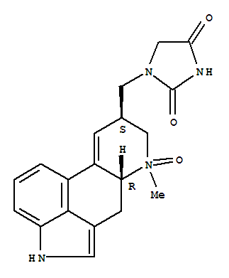1-{[(6aR,9S)-7-methyl-7-oxido-4,6,6a,7,8,9-hexahydroindolo[4,3-fg]quinolin-9-yl]methyl}imidazolidine-2,4-dione