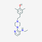 PHENOL, 4-[2-[4-[3-(ETHYLAMINO)-2-PYRIDINYL]-1-PIPERAZINYL]ETHYL]-2,6-DIMETHYL-