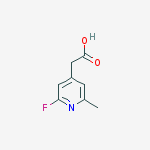 2-(2-fluoro-6-methylpyridin-4-yl)acetic Acid