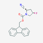 1-Pyrrolidinecarboxylic acid, 2-cyano-4-fluoro-, 9H-fluoren-9-ylmethyl ester, (2S,4S)-