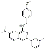 N1-(4-methoxybenzyl)-N7,N7-dimethyl-3-m-tolylisoquinoline-1,7-diamine